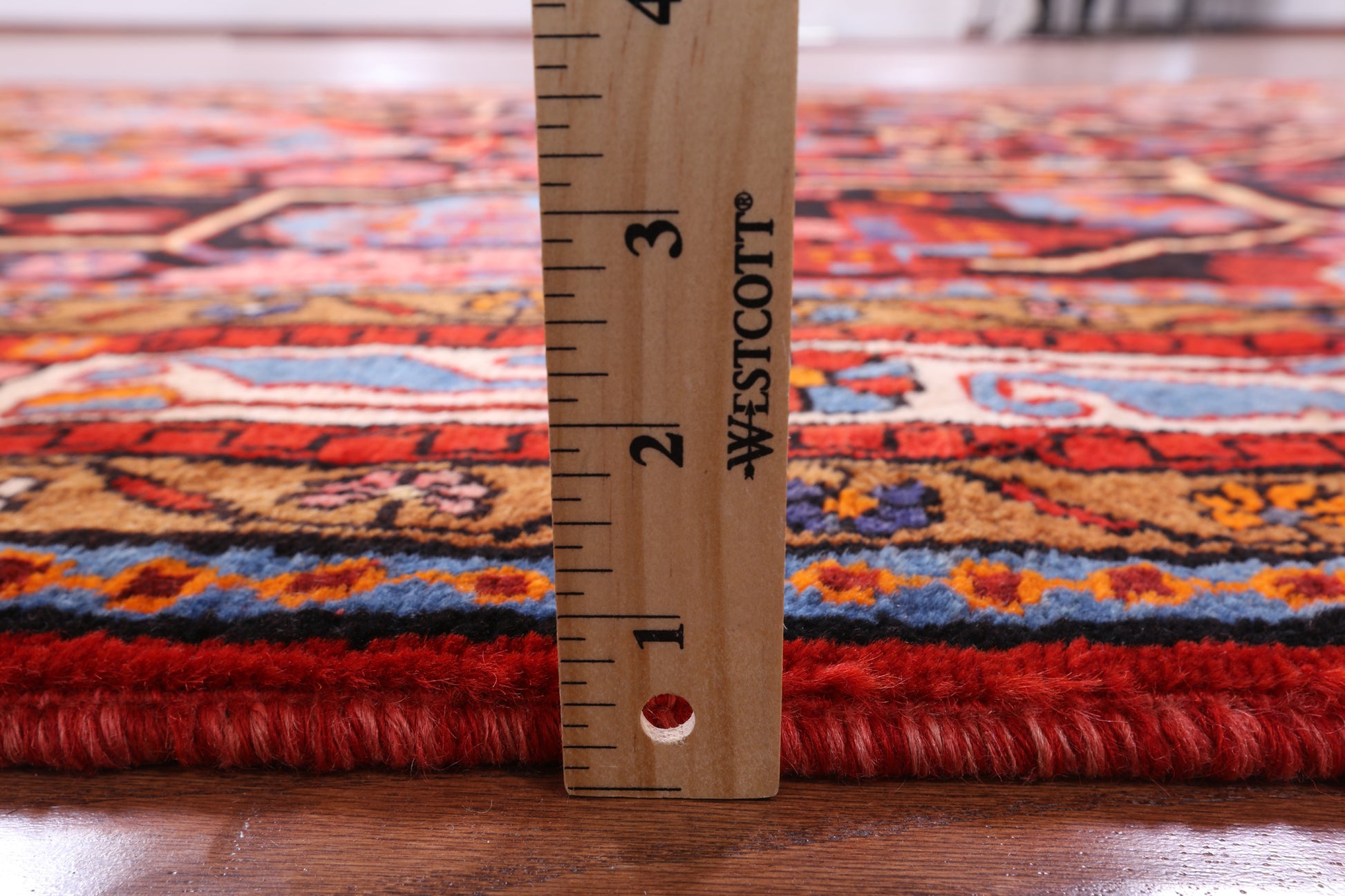 Black New Authentic Hand Knotted Persian Nahavand Rug - 5' 1" X 10' 3" - Golden Nile