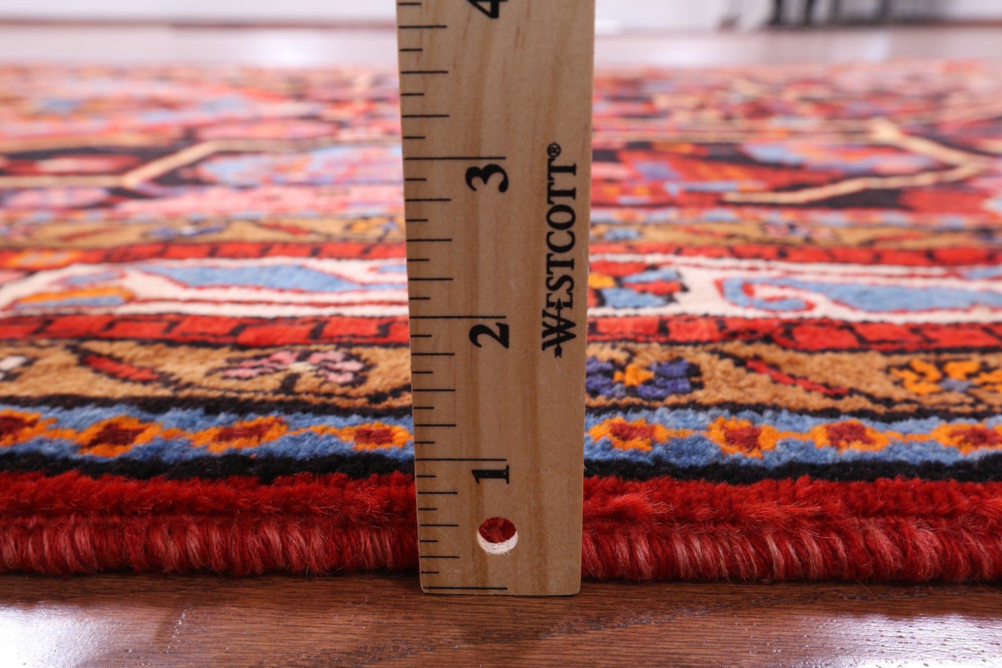 Black New Authentic Hand Knotted Persian Nahavand Rug - 5' 1" X 10' 3" - Golden Nile
