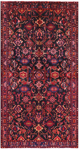 Black New Authentic Persian Nahavand Rug - 5' 3" X 9' 6" - Golden Nile