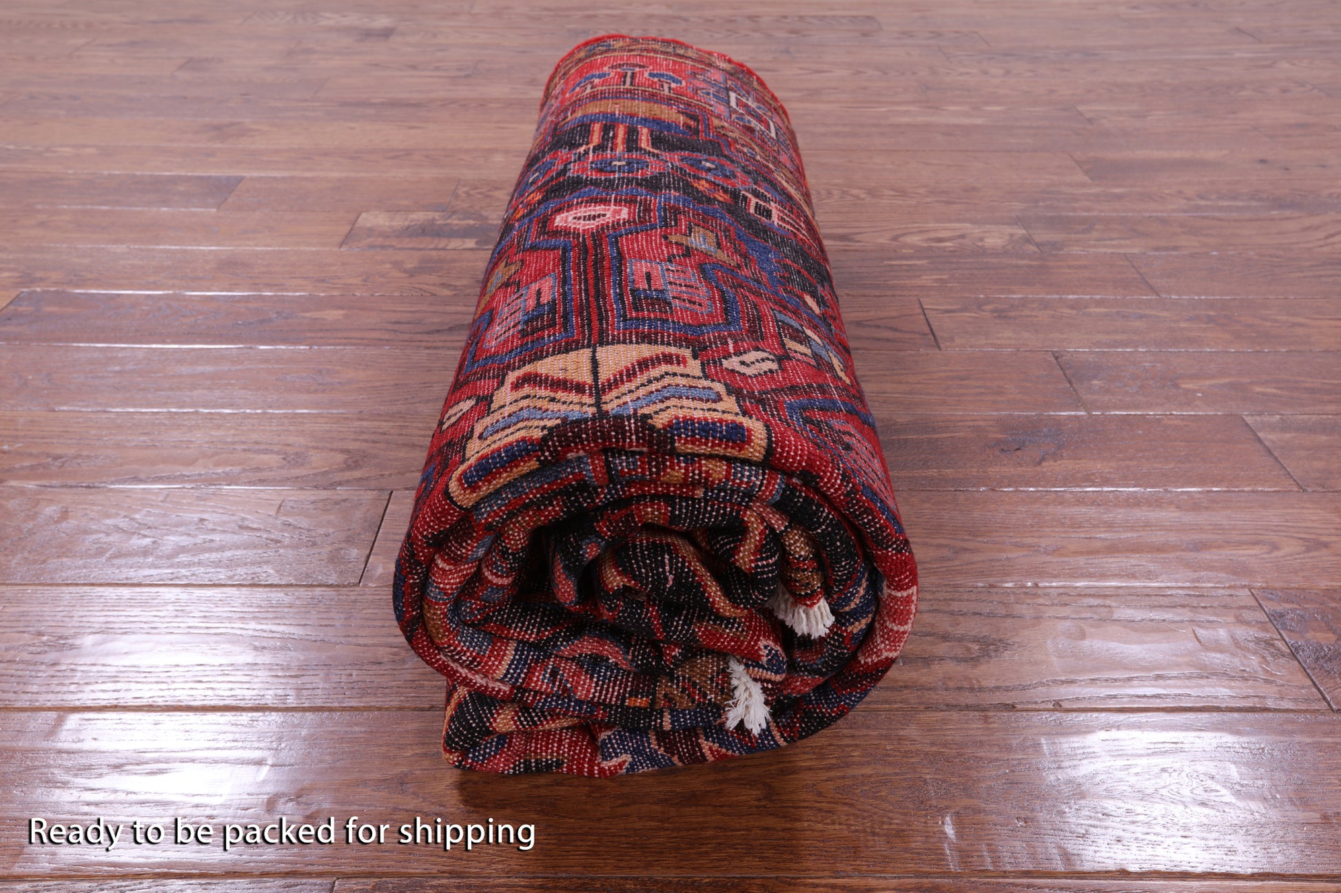 Black New Authentic Persian Nahavand Hand Knotted Rug - 5' 6" X 9' 9" - Golden Nile
