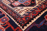 Black New Authentic Persian Nahavand Rug - 5' 2" X 9' 0" - Golden Nile