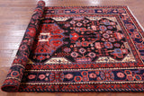 Black New Authentic Persian Nahavand Rug - 5' 2" X 9' 0" - Golden Nile