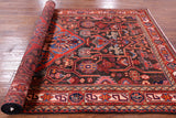 Black New Authentic Persian Nahavand Hand Knotted Rug - 5' 4" X 9' 5" - Golden Nile