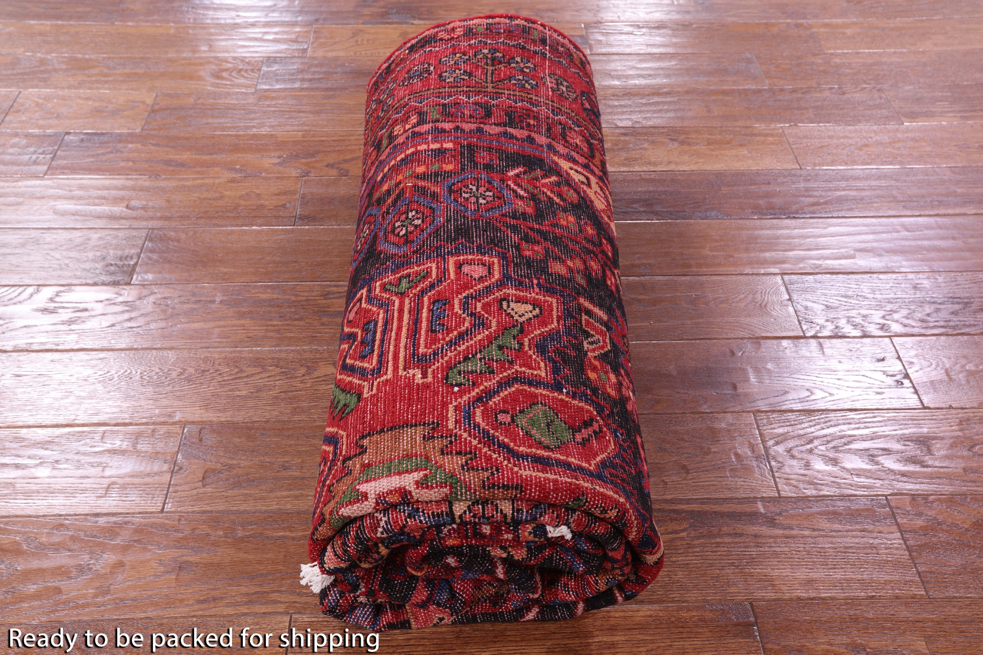 Black New Authentic Persian Nahavand Hand Knotted Rug - 5' 4" X 9' 1" - Golden Nile