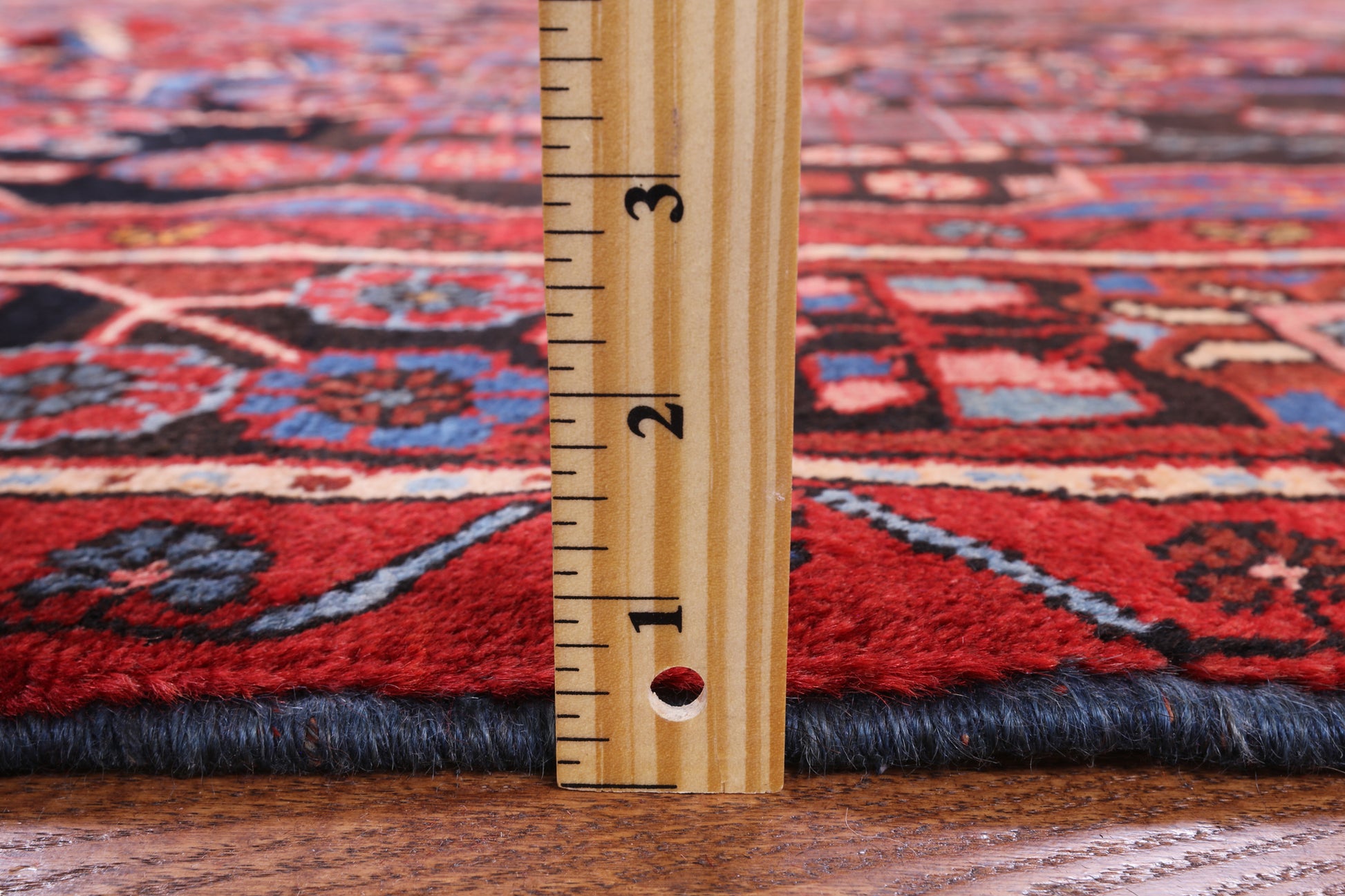 Black New Authentic Persian Nahavand Area Rug - 5' 5" X 8' 6" - Golden Nile