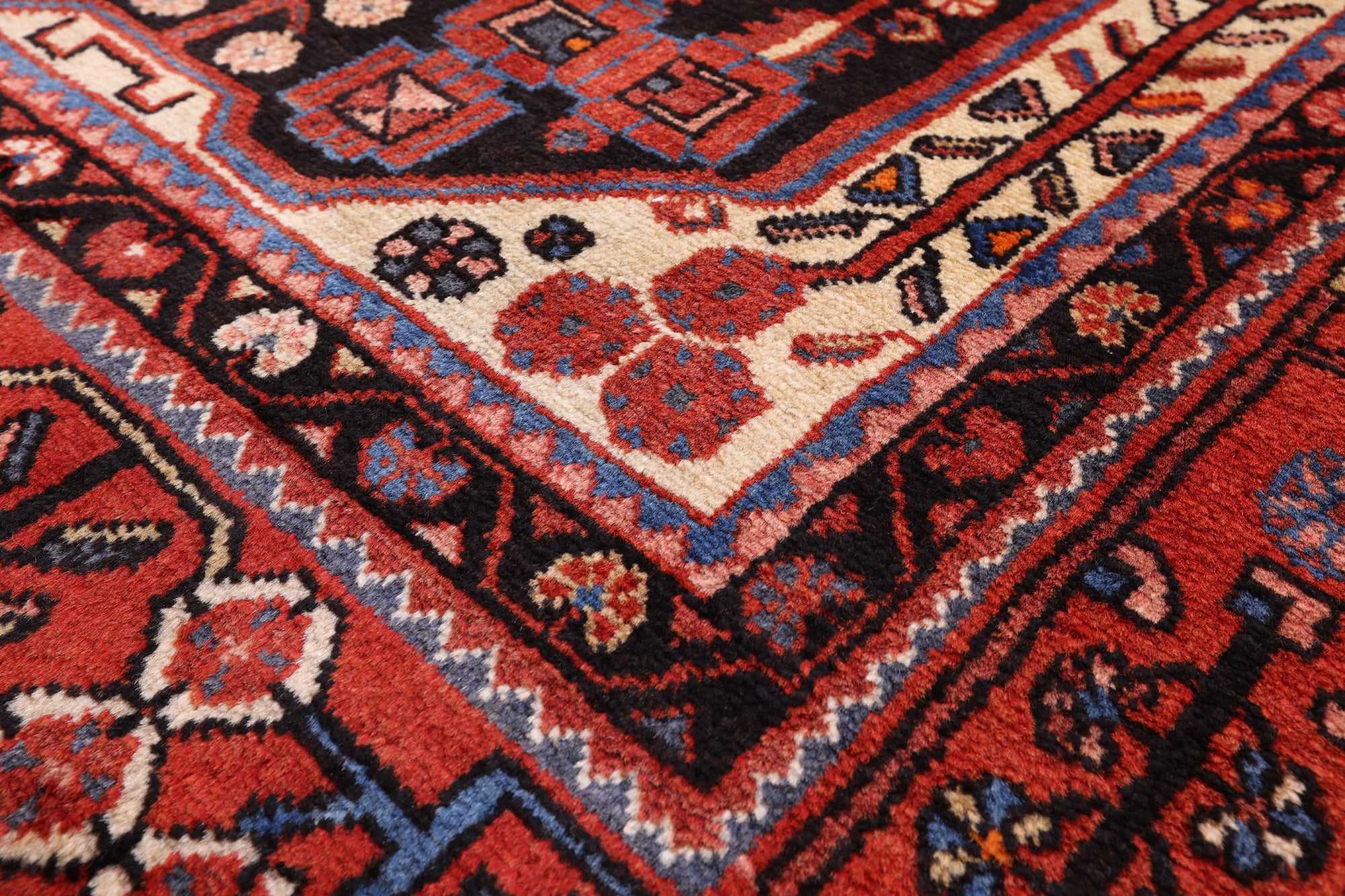 Black New Handmade Authentic Persian Nahavand Rug - 5' 5" X 10' 2" - Golden Nile