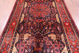 Black New Persian Hamadan Area Rug - 5' 5" X 11' 3" - Golden Nile