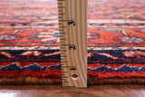 Black New Persian Hamadan Area Rug - 5' 5" X 11' 3" - Golden Nile