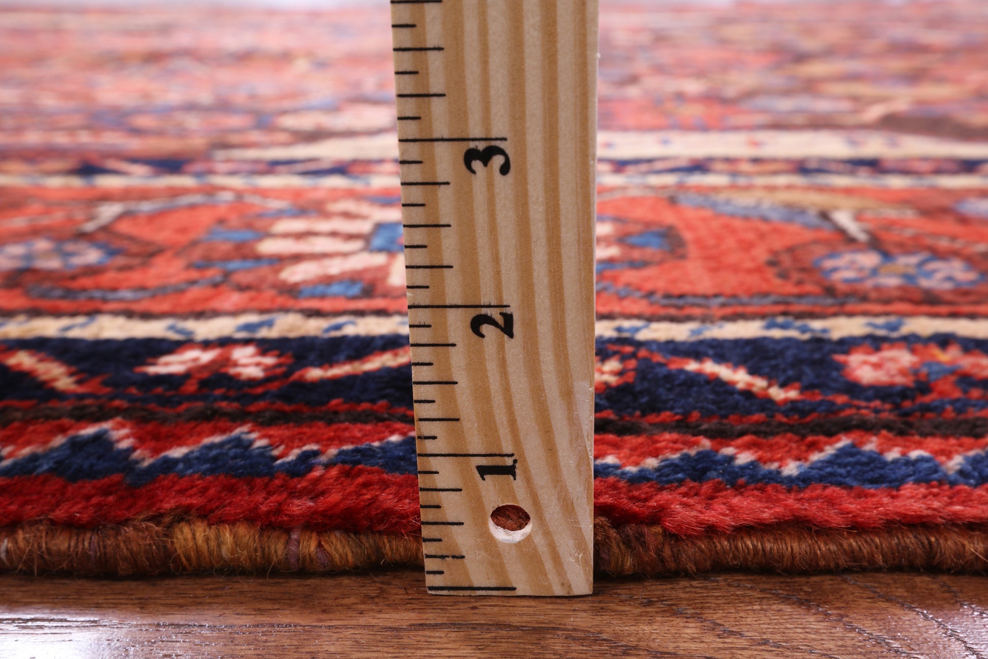 Black New Persian Hamadan Area Rug - 5' 5" X 11' 3" - Golden Nile