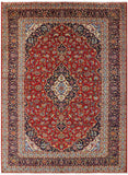 New Hand Knotted Persian Kashan Wool Rug 9' 10" X 13' 3" - Golden Nile