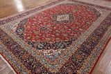 New Hand Knotted Persian Kashan Wool Rug 9' 10" X 13' 3" - Golden Nile