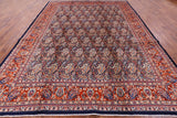 New Authentic Hand Knotted Mashad Persian Rug - 9' 10" X 13' 0" - Golden Nile