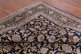 Blue New Hand Knotted Persian Kashan Rug 10' 1" X 13' 6" - Golden Nile