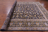 Blue New Hand Knotted Persian Kashan Rug 10' 1" X 13' 6" - Golden Nile