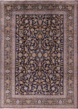 Blue New Hand Knotted Persian Kashan Rug 10' 1" X 13' 6" - Golden Nile