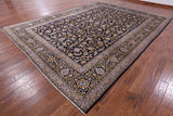 Blue New Hand Knotted Persian Kashan Rug 10' 1" X 13' 6" - Golden Nile