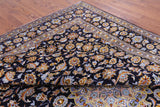 Blue Handmade New Authentic Persian Kashan Wool Rug - 10' 3" X 13' 3" - Golden Nile