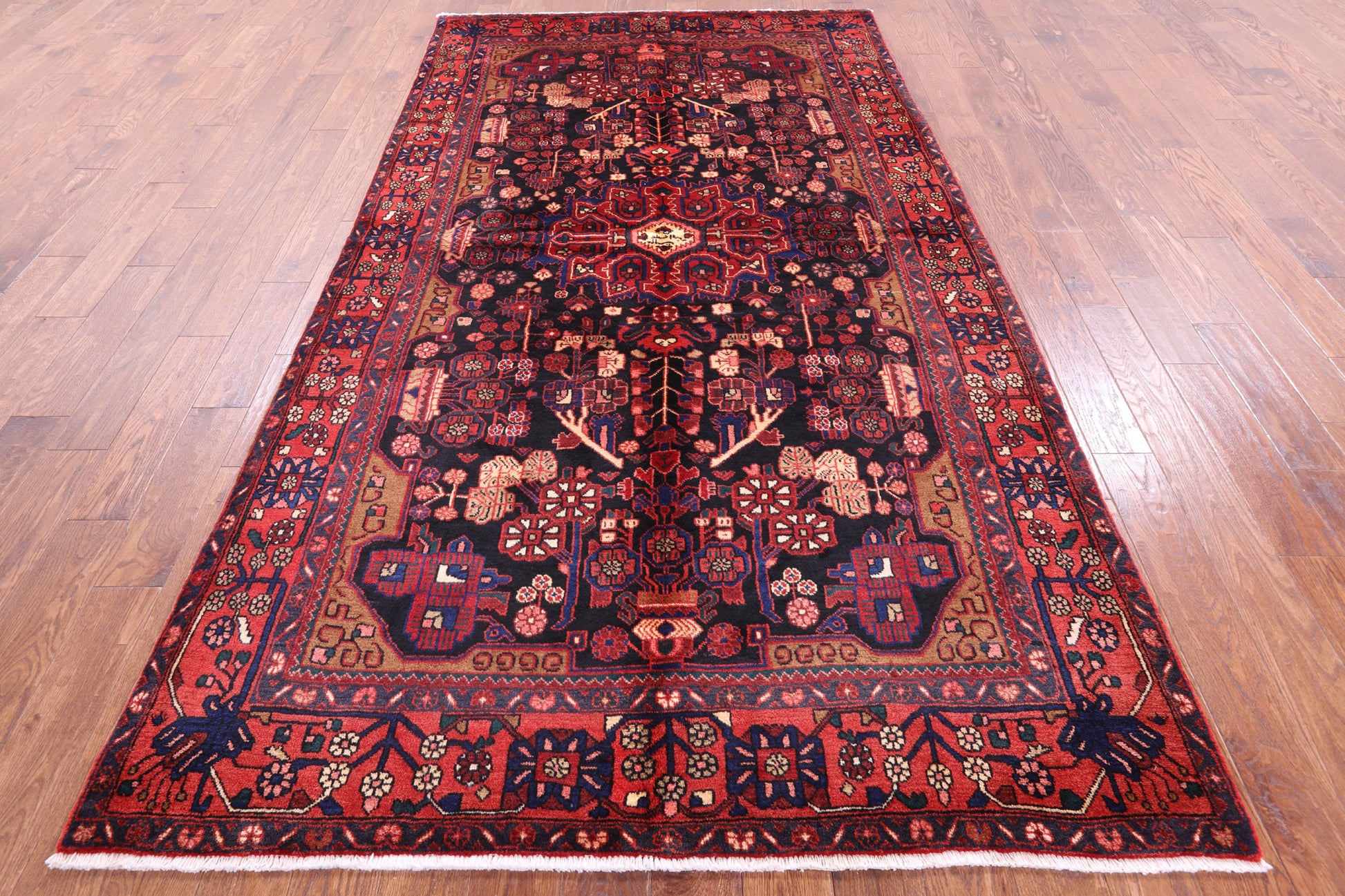 New Authentic Persian Nahavand Rug - 5' 9" X 10' 6" - Golden Nile