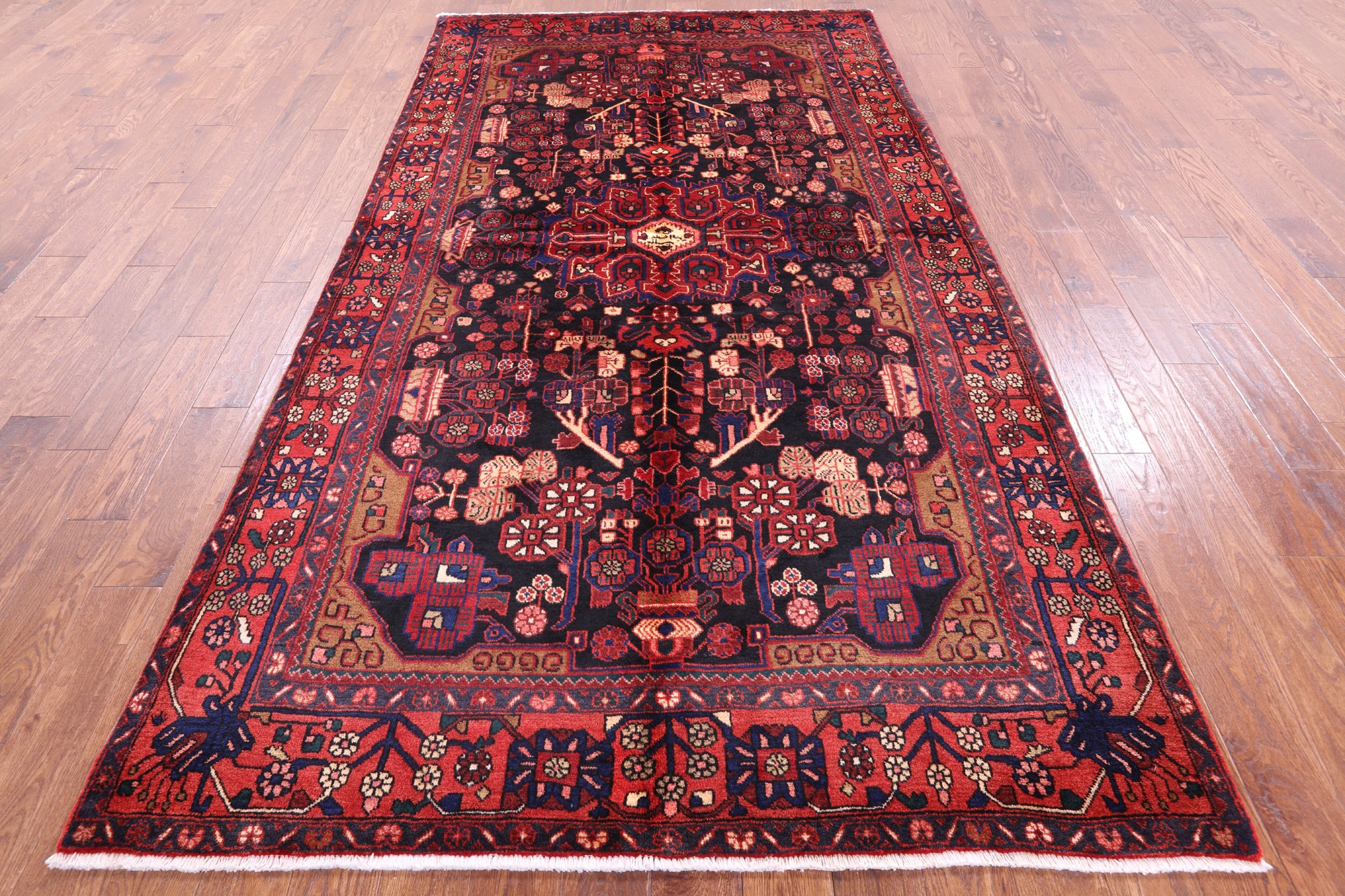 New Authentic Persian Nahavand Rug - 5' 9" X 10' 6" - Golden Nile