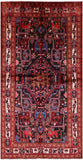 Black Authentic Persian Nahavand Hand Knotted Rug - 5' 3" X 10' 1" - Golden Nile