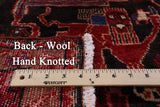 Black Authentic Persian Nahavand Hand Knotted Rug - 5' 3" X 10' 1" - Golden Nile