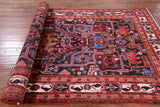 Black Authentic Persian Nahavand Hand Knotted Rug - 5' 3" X 10' 1" - Golden Nile