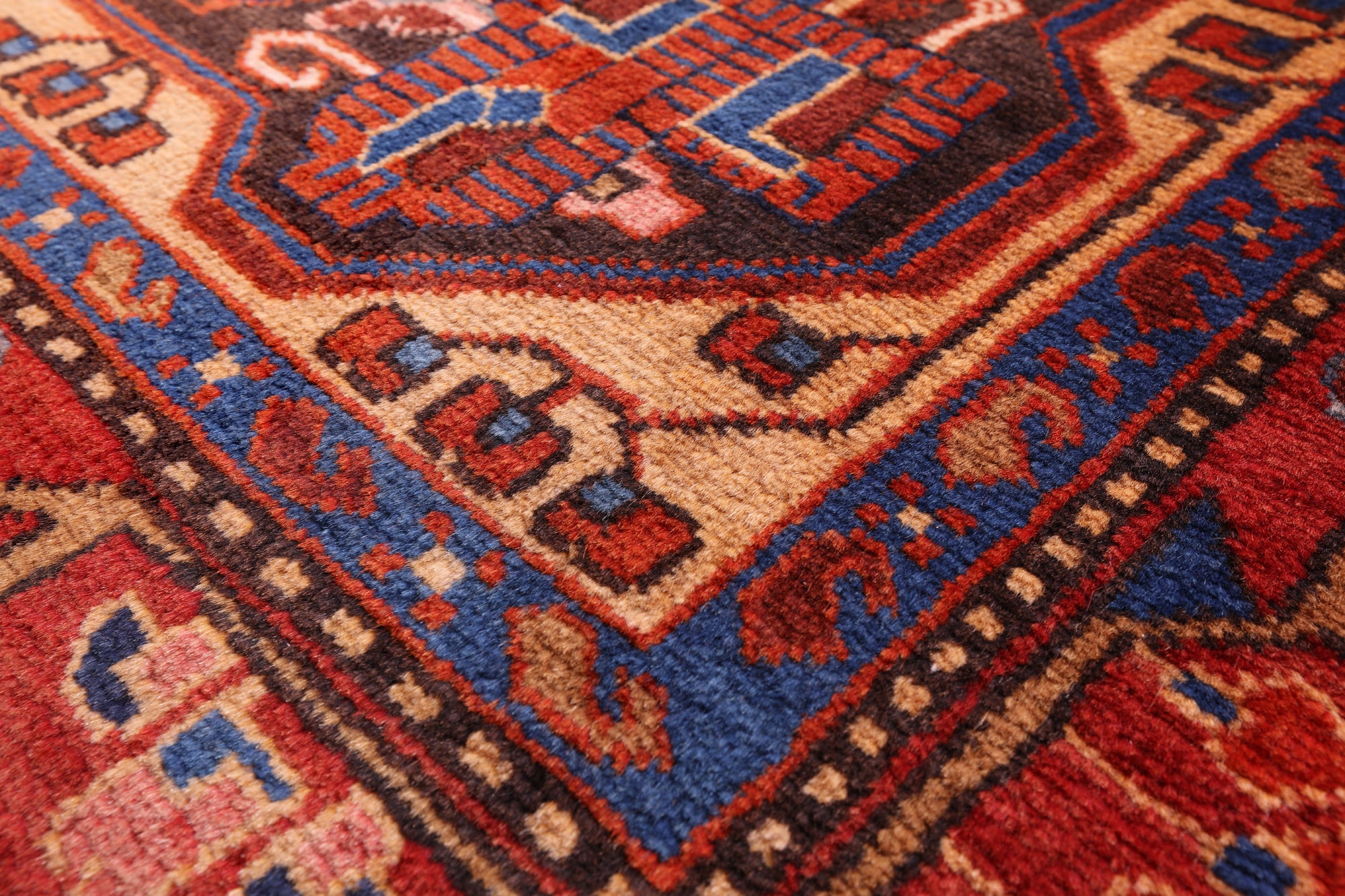 New Persian Nahavand Hand Knotted Rug - 5' 10" X 10' 2" - Golden Nile