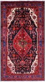 Black New Persian Hamadan Wool Rug - 5' 3" X 9' 5" - Golden Nile