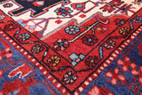 Black New Persian Hamadan Wool Rug - 5' 3" X 9' 5" - Golden Nile