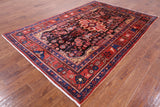 Authentic Persian Nahavand Hand Knotted Rug - 5' 7" X 8' 3" - Golden Nile