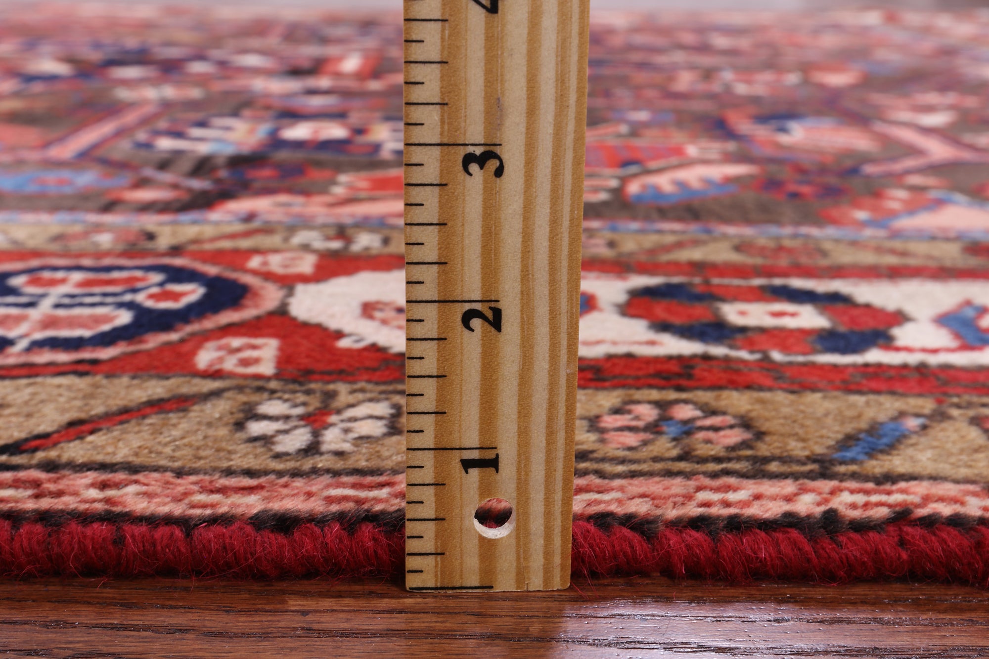 Black New Authentic Persian Nahavand Hand Knotted Wool Rug - 5' 2" X 9' 5" - Golden Nile