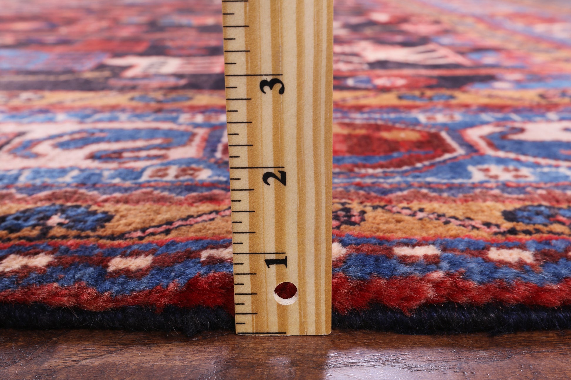 Black New Persian Nahavand Hand Knotted Rug - 5' 7" X 10' 9" - Golden Nile