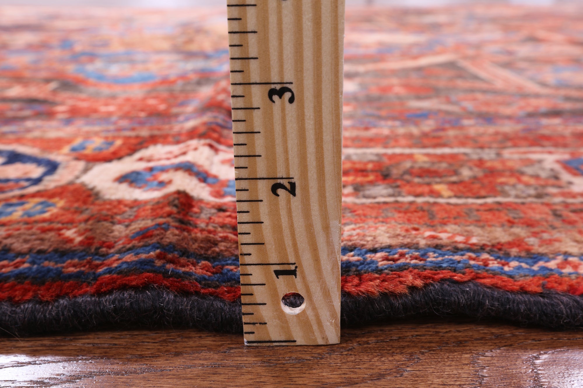 Black New Persian Nahavand Hand Knotted Rug - 5' 1" X 9' 2" - Golden Nile