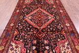 Black New Persian Nahavand Handmade Rug - 5' 8" X 9' 10" - Golden Nile