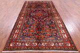 Black New Authentic Persian Nahavand Full Pile Rug - 5' 5" X 9' 10" - Golden Nile