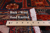 Black New Authentic Persian Nahavand Full Pile Rug - 5' 5" X 9' 10" - Golden Nile