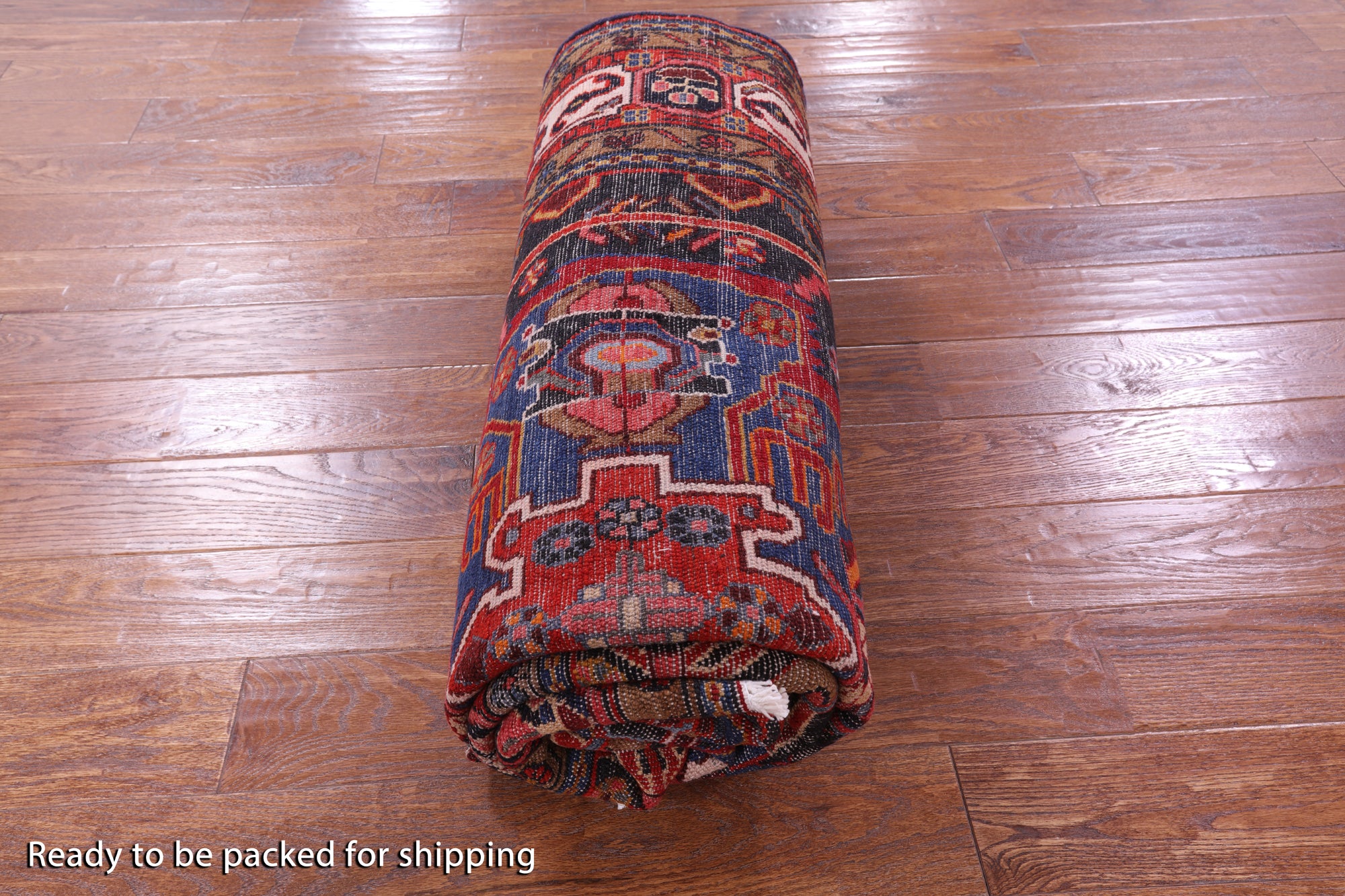 Black New Authentic Persian Nahavand Full Pile Rug - 5' 5" X 9' 10" - Golden Nile