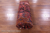 Black New Authentic Persian Nahavand Wool Rug - 5' 6" X 9' 7" - Golden Nile