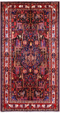 Black New Persian Authentic Nahavand Wool Rug - 5' 3" X 9' 4" - Golden Nile
