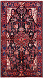Black New Authentic Persian Nahavand Rug - 5' 2" X 9' 2" - Golden Nile
