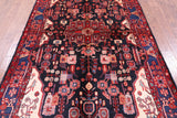 Black New Authentic Persian Nahavand Rug - 5' 2" X 9' 2" - Golden Nile