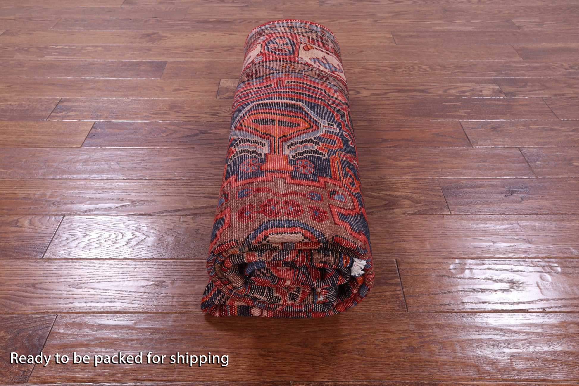 Black New Authentic Persian Nahavand Hand Knotted Rug - 5' 6" X 9' 7" - Golden Nile