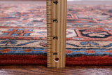 Black New Authentic Persian Nahavand Hand Knotted Rug - 5' 6" X 9' 7" - Golden Nile