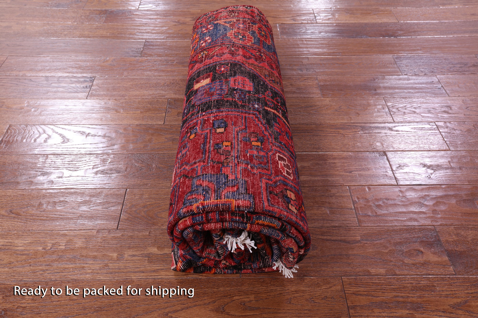 Black New Authentic Persian Nahavand Hand Knotted Rug - 5' 3" X 9' 5" - Golden Nile