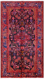 Black New Authentic Persian Nahavand Hand Knotted Rug - 5' 3" X 9' 5" - Golden Nile