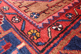 Black New Authentic Persian Nahavand Hand Knotted Rug - 5' 3" X 9' 5" - Golden Nile