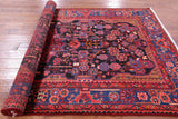 Black New Authentic Persian Nahavand Hand Knotted Rug - 5' 3" X 9' 5" - Golden Nile