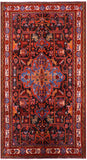 Black New Persian Authentic Nahavand Rug - 5' 6" X 10' 3" - Golden Nile