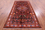 Black New Persian Authentic Nahavand Rug - 5' 6" X 10' 3" - Golden Nile
