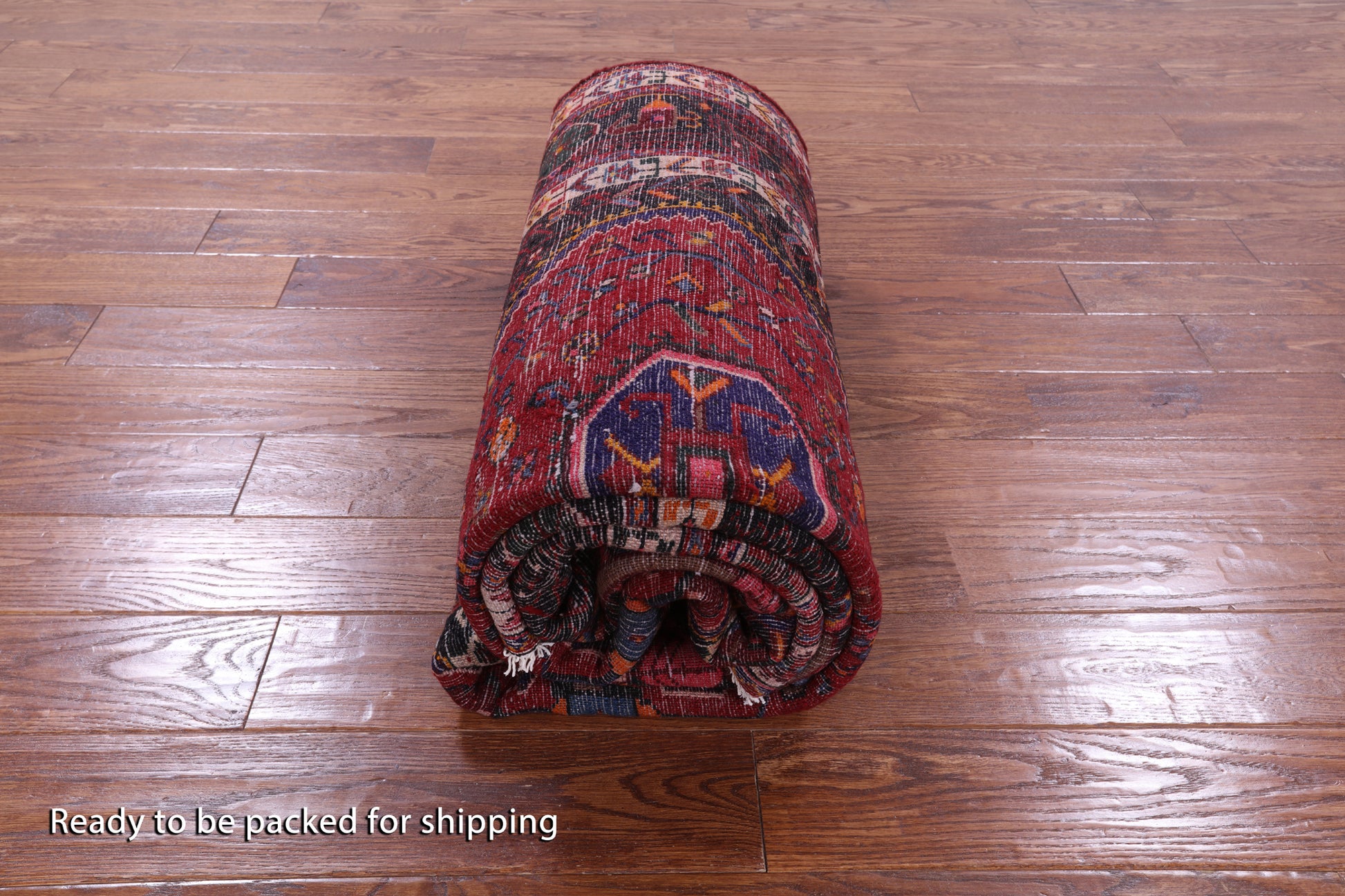 Black New Authentic Persian Nahavand Hand Knotted Rug - 5' 3" X 9' 10" - Golden Nile
